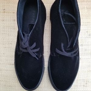 New Men's "Supply Lab" Bk Velvet Desert Boots